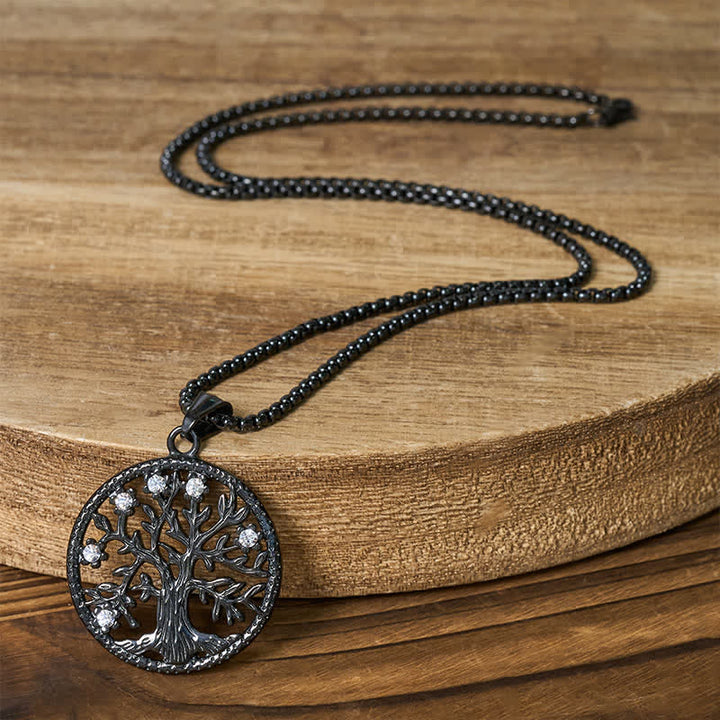 Buddha Stones Colgante de la Creación de Acero de Titanio con el Árbol de la Vida. - image 15