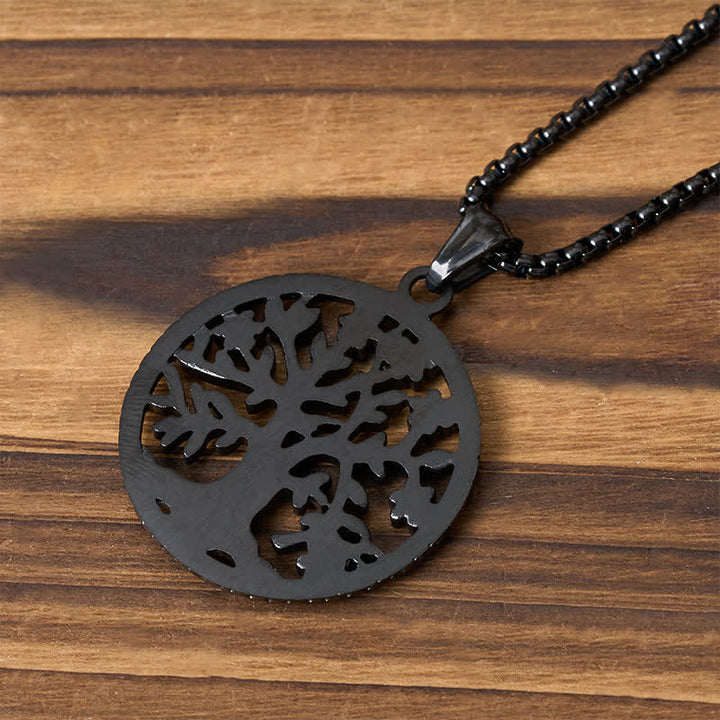 Buddha Stones Colgante de la Creación de Acero de Titanio con el Árbol de la Vida. - image 18