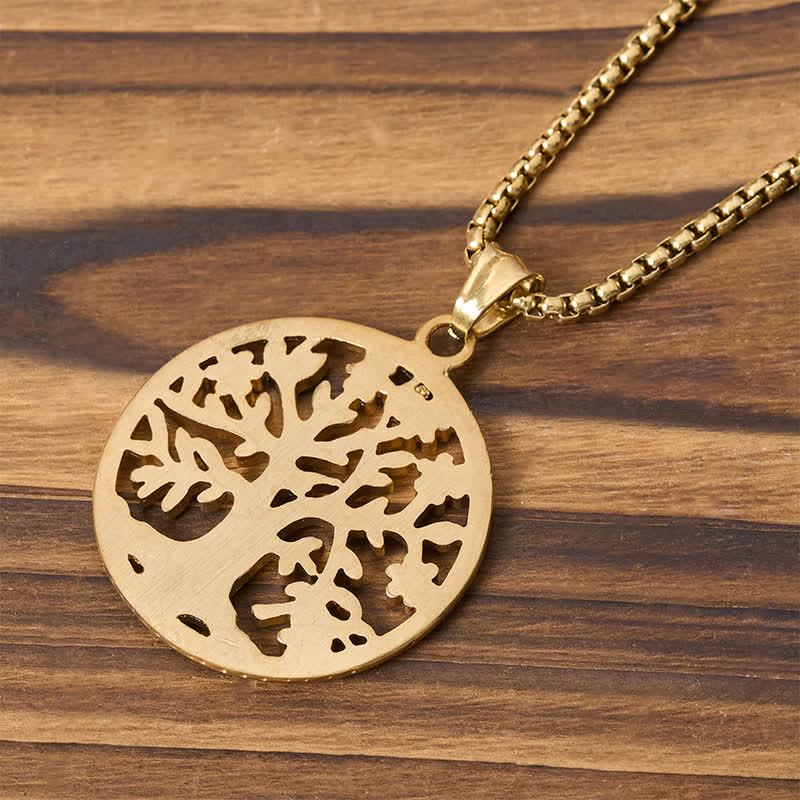 Buddha Stones Colgante de la Creación de Acero de Titanio con el Árbol de la Vida. - image 12