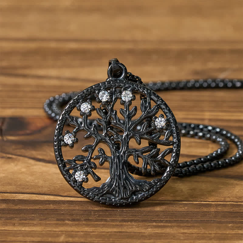 Buddha Stones Colgante de la Creación de Acero de Titanio con el Árbol de la Vida. - image 19