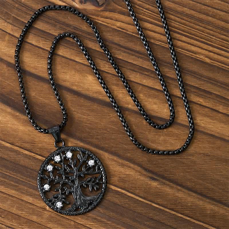 Buddha Stones Colgante de la Creación de Acero de Titanio con el Árbol de la Vida. - image 17