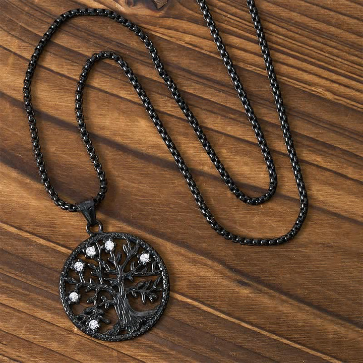 Buddha Stones Colgante de la Creación de Acero de Titanio con el Árbol de la Vida. - image 17