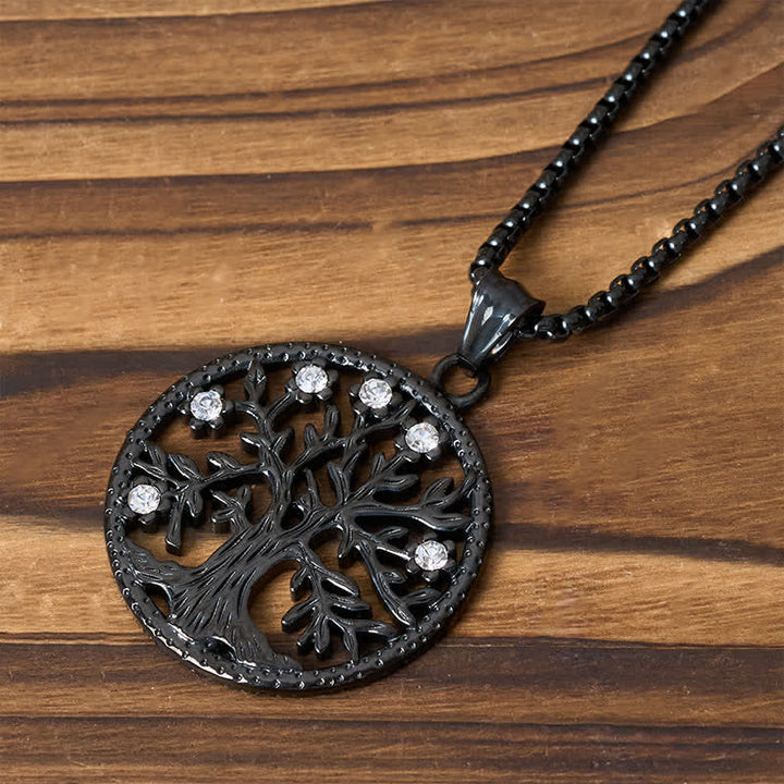 Buddha Stones Colgante de la Creación de Acero de Titanio con el Árbol de la Vida. - image 16