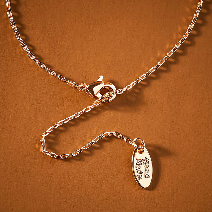 Buddha Stones Colgante de collar de protección de cobre con diseño hueco de calabaza - image 6