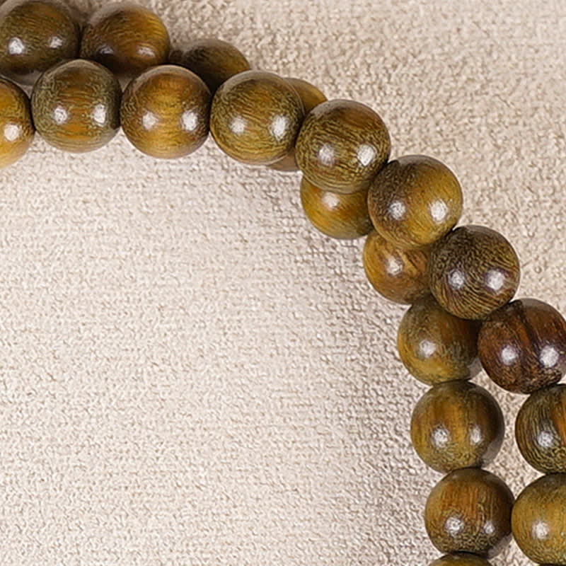 Buddha Stones Pulsera de equilibrio de doble vuelta con ágata roja y aventurina verde, con los cinco preceptos budistas. - image 19