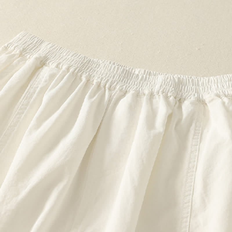 Buddha Stones Pantalones de verano informales para mujer con cintura elástica, corte ajustado y bolsillos. - image 12