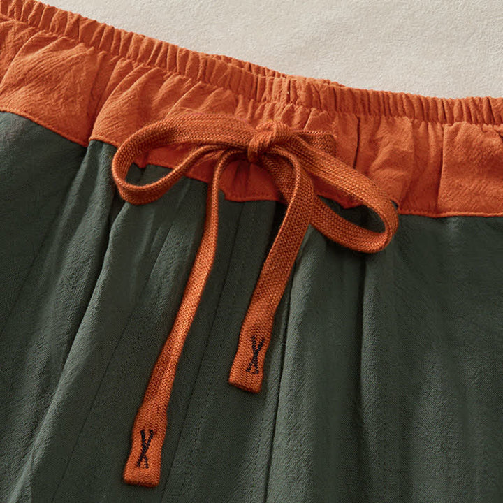 Pantalones Buddha Stones de pana de algodón con contraste de colores y forro polar térmico para mujer con bolsillos - image 37