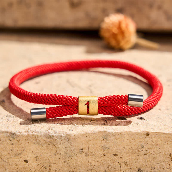 Buddha Stones Pulsera protectora ajustable con números angelicales de un solo dígito - image 7
