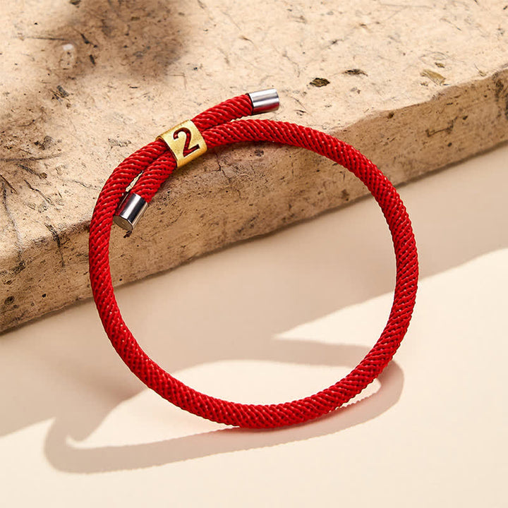 Buddha Stones Pulsera protectora ajustable con números angelicales de un solo dígito - image 11