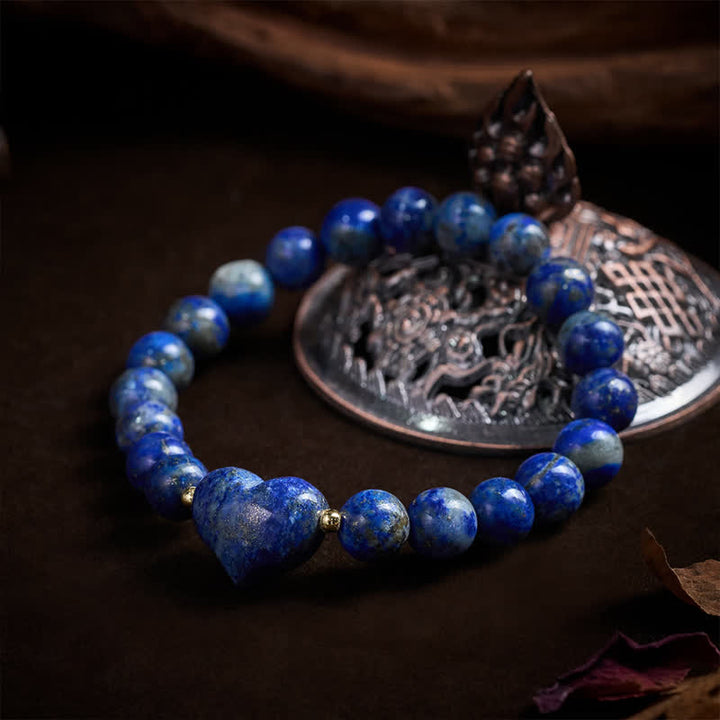 Buddha Stones Pulsera espiritual de corazón de amor con aventurina verde amatista natural, ojo de tigre y cuarzo fresa. - image 36
