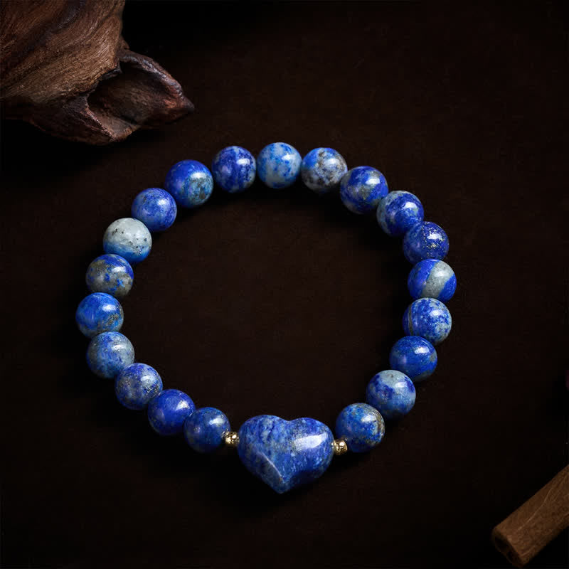 Buddha Stones Pulsera espiritual de corazón de amor con aventurina verde amatista natural, ojo de tigre y cuarzo fresa. - image 35