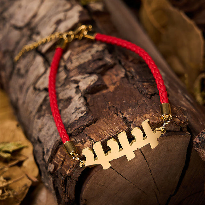 Buddha Stones Pulsera de fe ajustable de acero de titanio con números angelicales - image 14