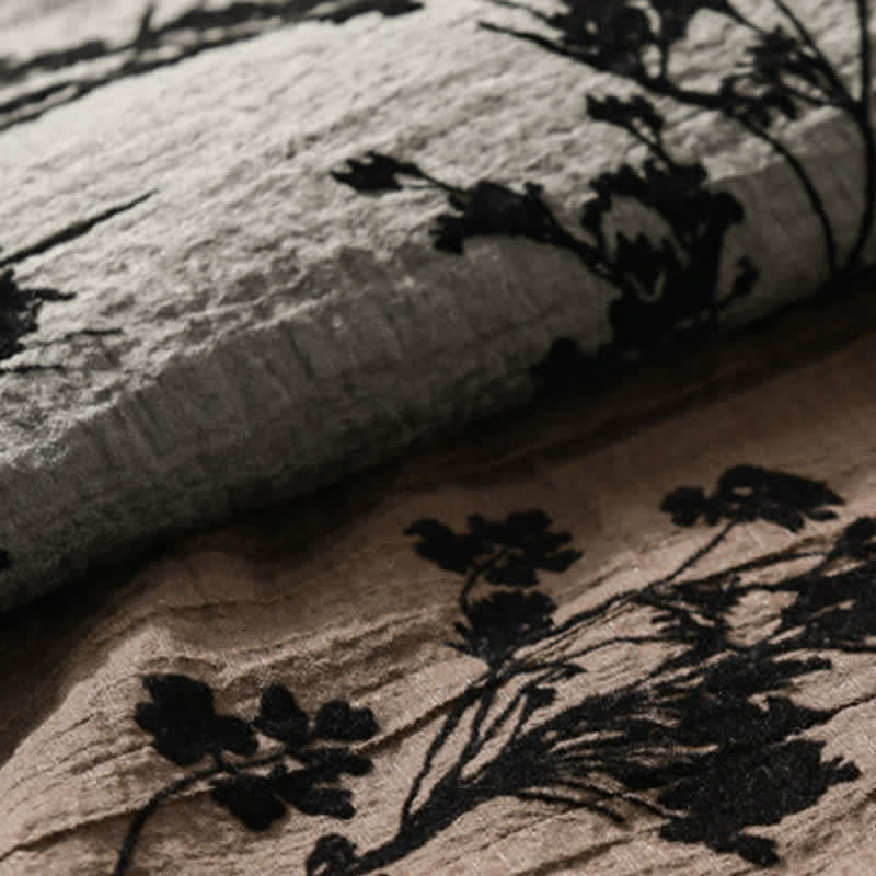 Buddha Stones Camisa de manga corta para hombre, estilo casual de verano, con botones y estampado floral. Bolsillo decorativo. - image 20