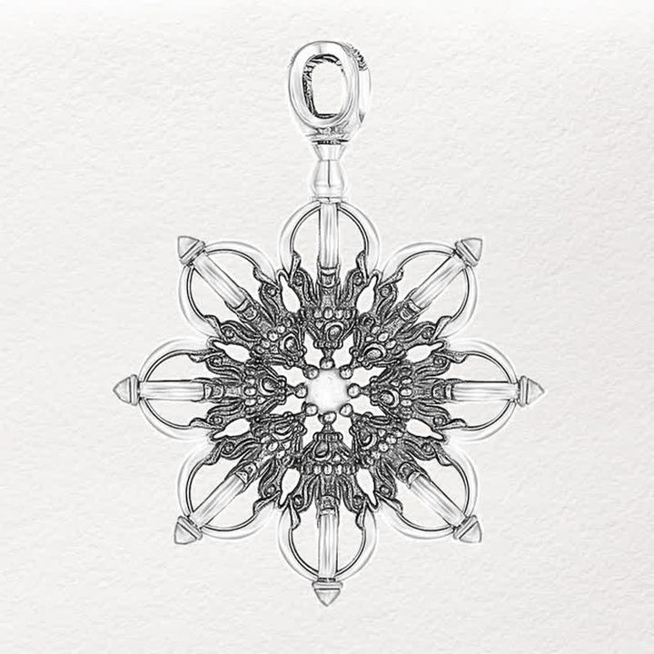 Buddha Stones Collar con colgante Loto de Cobre Nuevo Comienzo - image 2