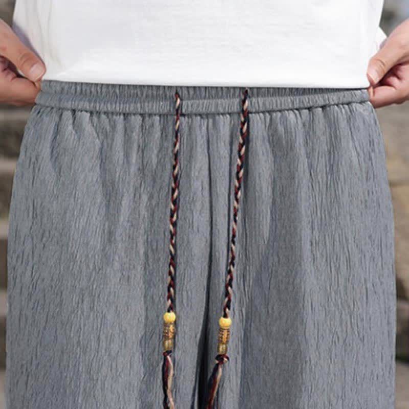 Bermudas informales de verano para hombre con cordón ajustable y bolsillos, con estampado de Buddha Stones . - image 27