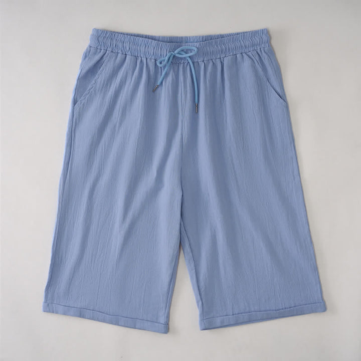 Pantalones cortos tipo bermudas informales de verano con cordón ajustable y estampado de Buddha Stones, para mujer, de pierna recta y con bolsillos. - image 12