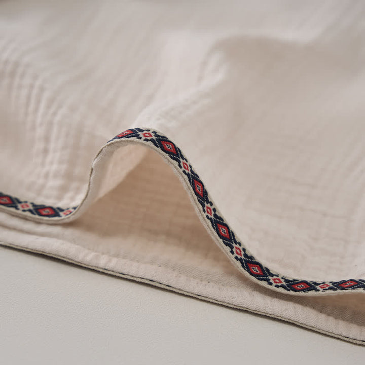 Bermudas geométricas de verano estilo bohemio con cordón ajustable y estampado de Buddha Stones para hombre, con bolsillos. - image 4