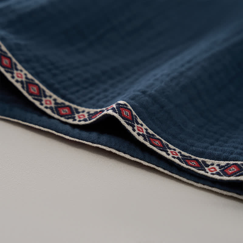 Bermudas geométricas de verano estilo bohemio con cordón ajustable y estampado de Buddha Stones para hombre, con bolsillos. - image 9
