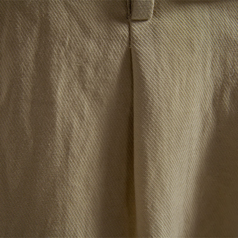 Bermuda clásicas informales de verano con cremallera y botones, color liso, para hombre, con bolsillos, Buddha Stones. - image 6