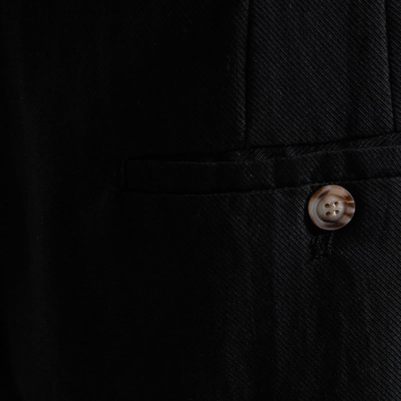Bermuda clásicas informales de verano con cremallera y botones, color liso, para hombre, con bolsillos, Buddha Stones. - image 15