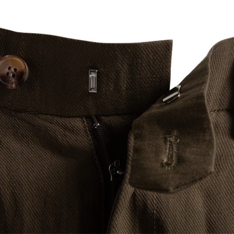 Bermuda clásicas informales de verano con cremallera y botones, color liso, para hombre, con bolsillos, Buddha Stones. - image 25