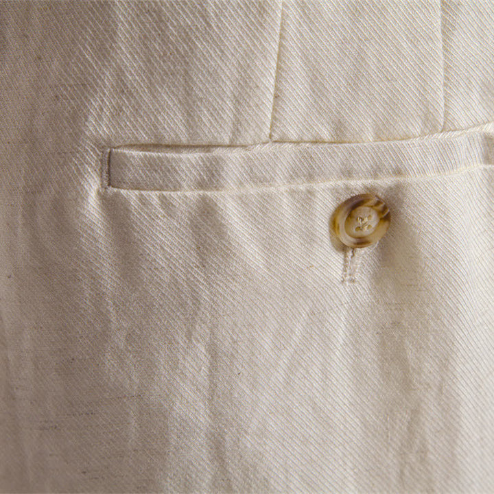 Bermuda clásicas informales de verano con cremallera y botones, color liso, para hombre, con bolsillos, Buddha Stones. - image 40