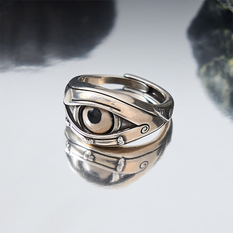 Buddha Stones Anillo ajustable de protección contra el mal de ojo con cuentas Dzi de cobre - image 3