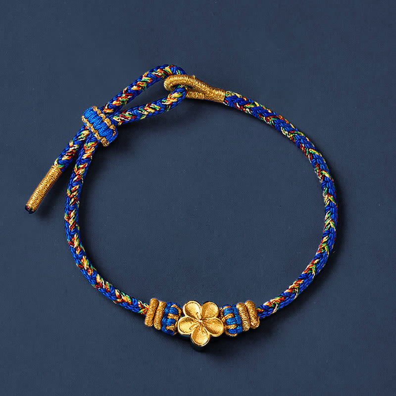 Buddha Stones Pulsera de la paz Om Mani Padme Hum tejida a mano con hilo - image 15