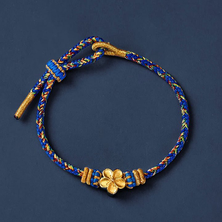 Buddha Stones Pulsera de la paz Om Mani Padme Hum tejida a mano con hilo - image 15