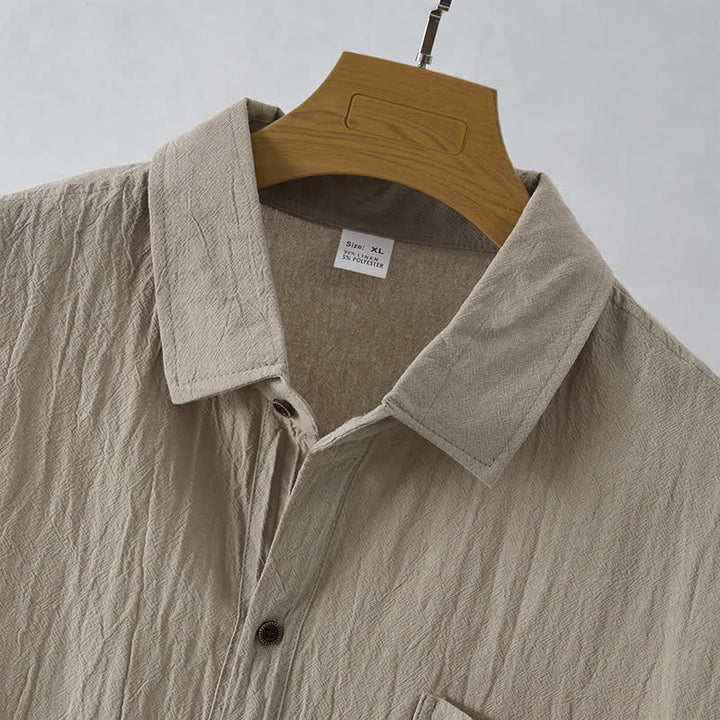 Buddha Stones Camisas sin mangas lisas de manga larga para hombre, estilo casual de verano y minimalistas. - image 16
