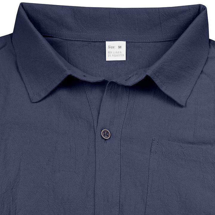 Buddha Stones Camisas sin mangas lisas de manga larga para hombre, estilo casual de verano y minimalistas. - image 2