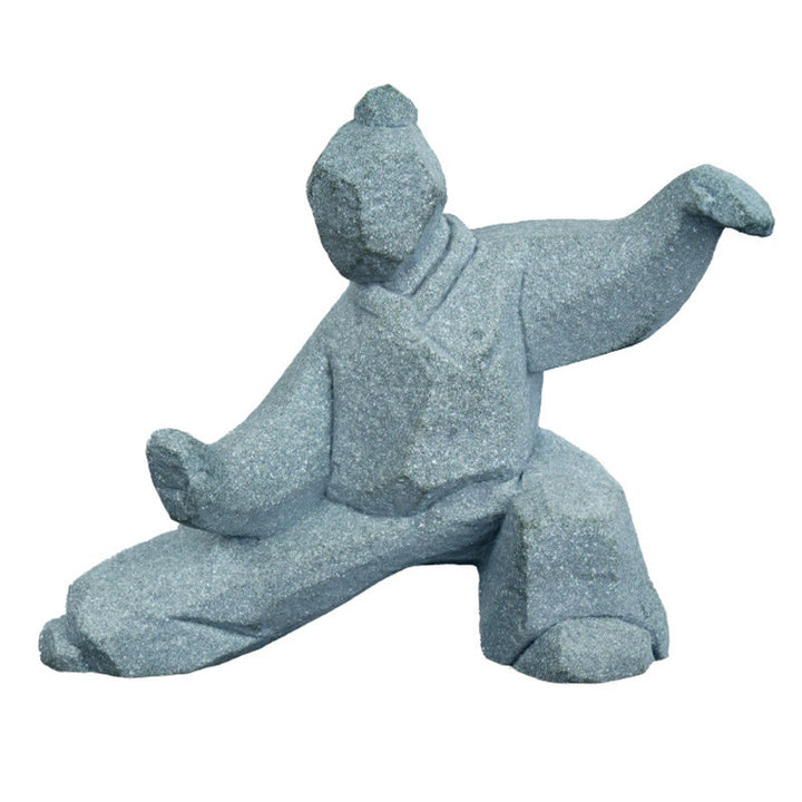 Buddha Stones Figura de Tai Chi de equilibrio Yin Yang de resina, decoración de vida consciente - image 14