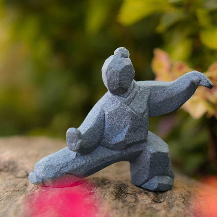 Buddha Stones Figura de Tai Chi de equilibrio Yin Yang de resina, decoración de vida consciente - image 11