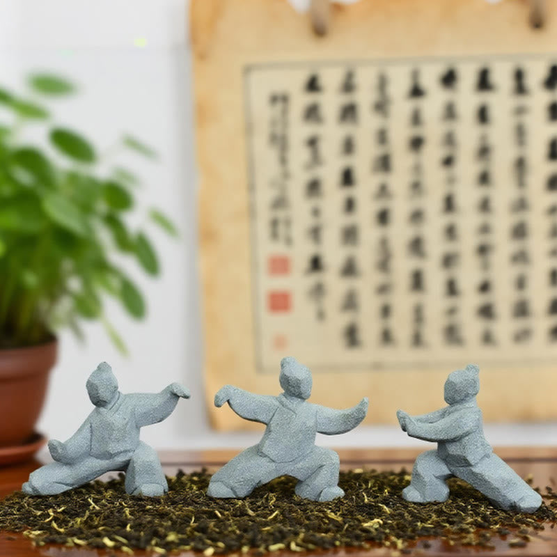 Buddha Stones Figura de Tai Chi de equilibrio Yin Yang de resina, decoración de vida consciente - image 20