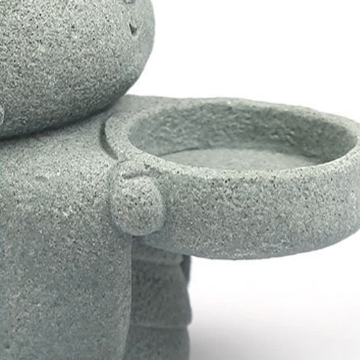 Buddha Stones Estatua de resina con portavelas de Buda Serenidad (sin vela) - image 14