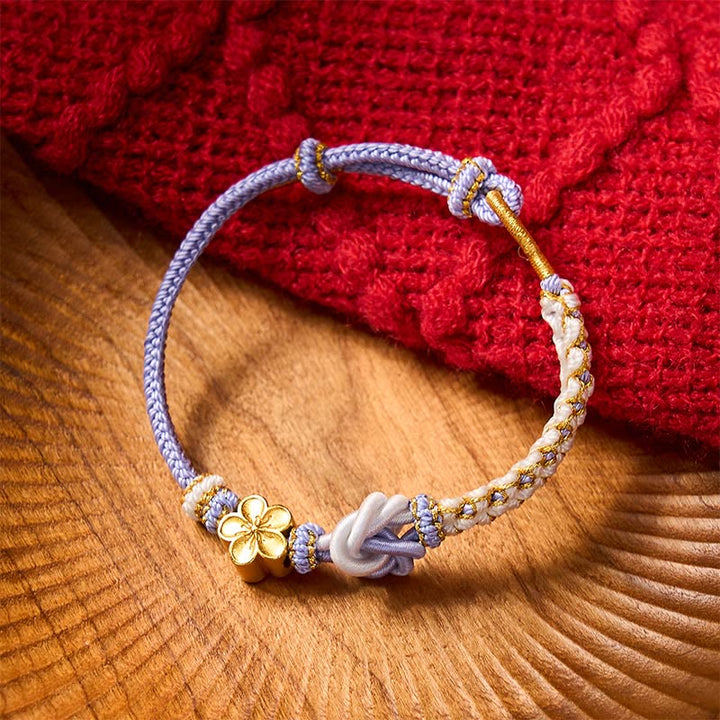 Buddha Stones Pulsera de confianza con cuerda trenzada de mandala - image 21