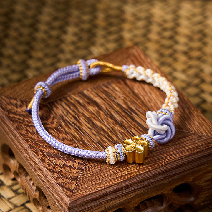 Buddha Stones Pulsera de confianza con cuerda trenzada de mandala - image 22