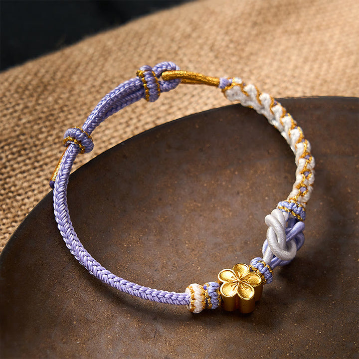 Buddha Stones Pulsera de confianza con cuerda trenzada de mandala - image 20