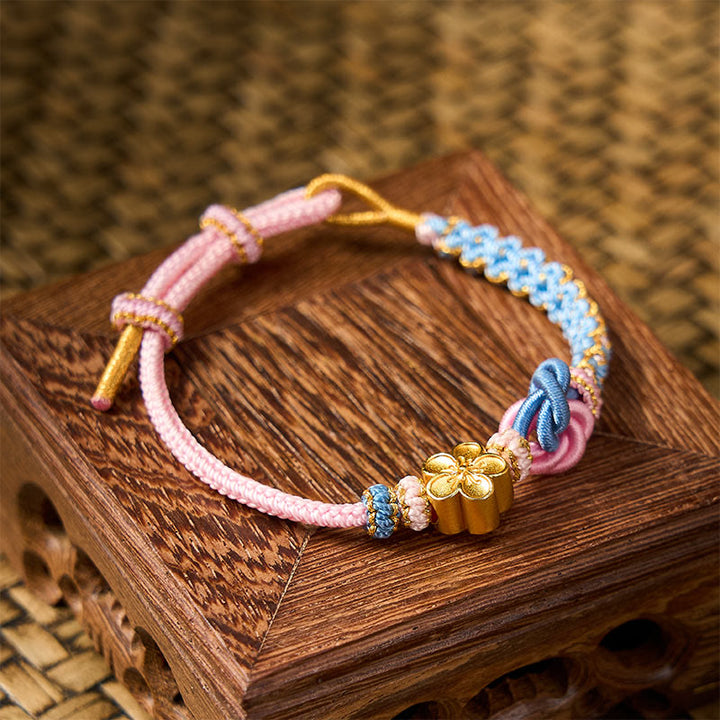 Buddha Stones Pulsera de confianza con cuerda trenzada de mandala - image 29