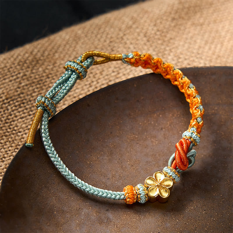 Buddha Stones Pulsera de confianza con cuerda trenzada de mandala - image 10