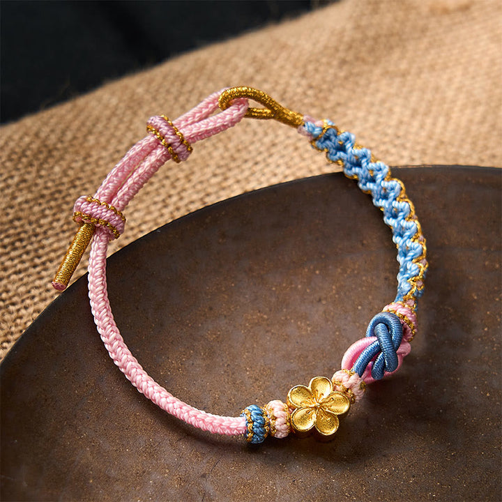 Buddha Stones Pulsera de confianza con cuerda trenzada de mandala - image 27