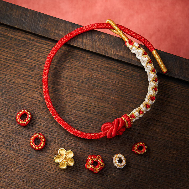 Buddha Stones Pulsera de confianza con cuerda trenzada de mandala - image 4