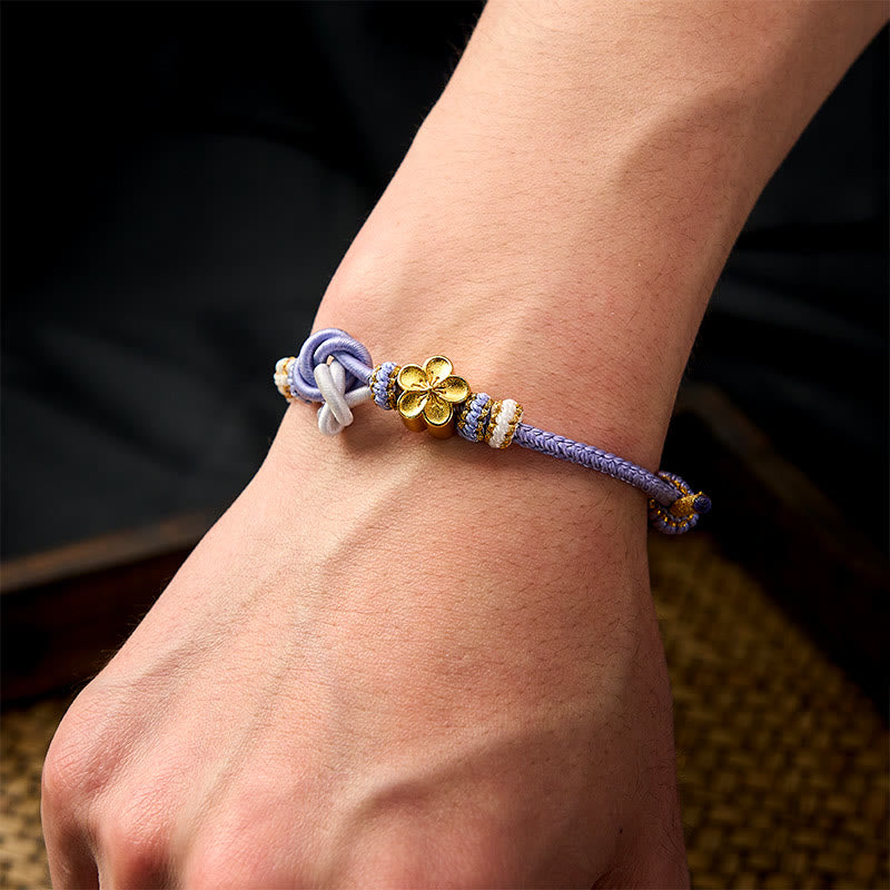 Buddha Stones Pulsera de confianza con cuerda trenzada de mandala - image 24