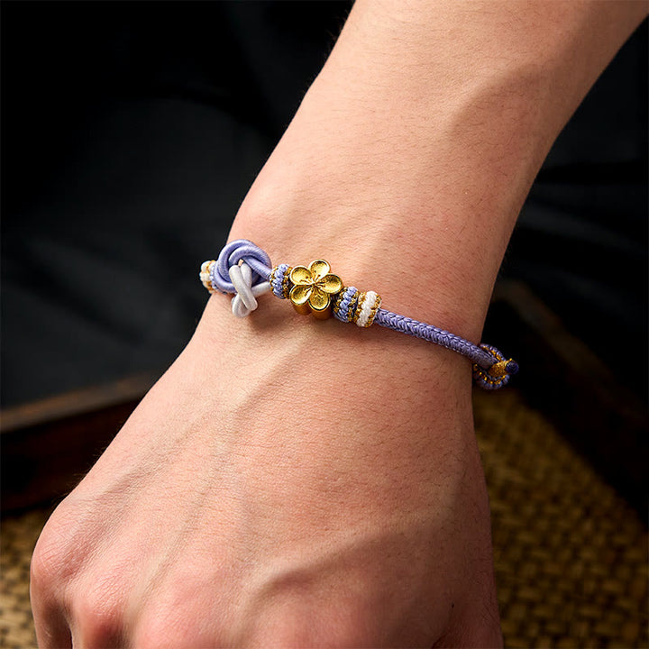 Buddha Stones Pulsera de confianza con cuerda trenzada de mandala - image 24