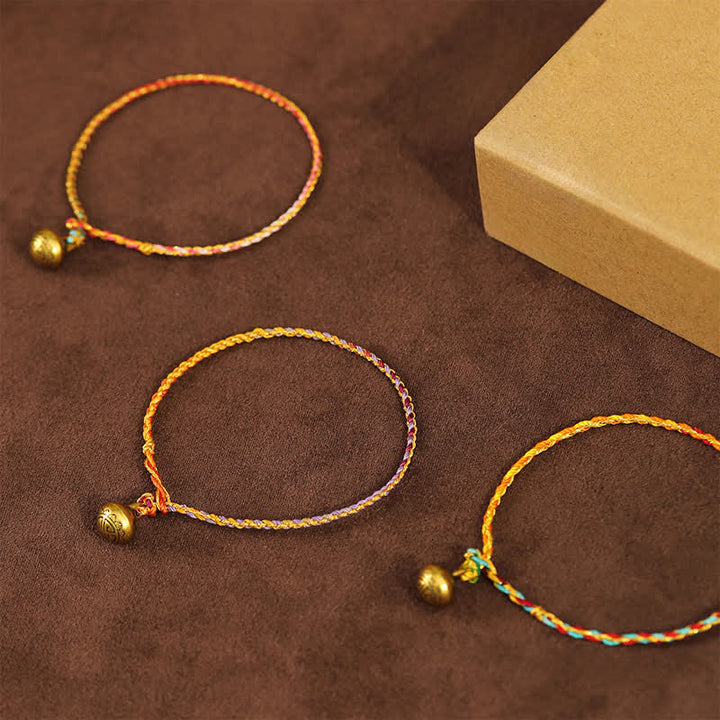 Buddha Stones Pulsera trenzada de cuerda colorida tejida a mano con equilibrio - image 8