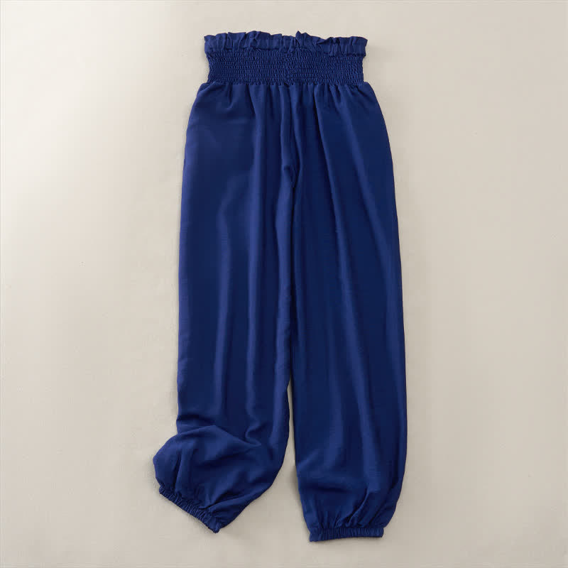 Buddha Stones Pantalones cortos minimalistas de verano para mujer con bolsillo. - image 1
