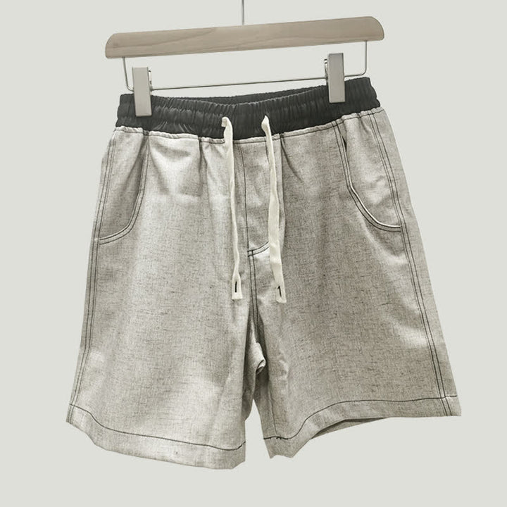 Pantalones cortos deportivos casuales de verano para hombre Buddha Stones con cordón ajustable y bolsillo. - image 9