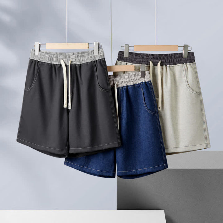 Pantalones cortos deportivos casuales de verano para hombre Buddha Stones con cordón ajustable y bolsillo. - image 10