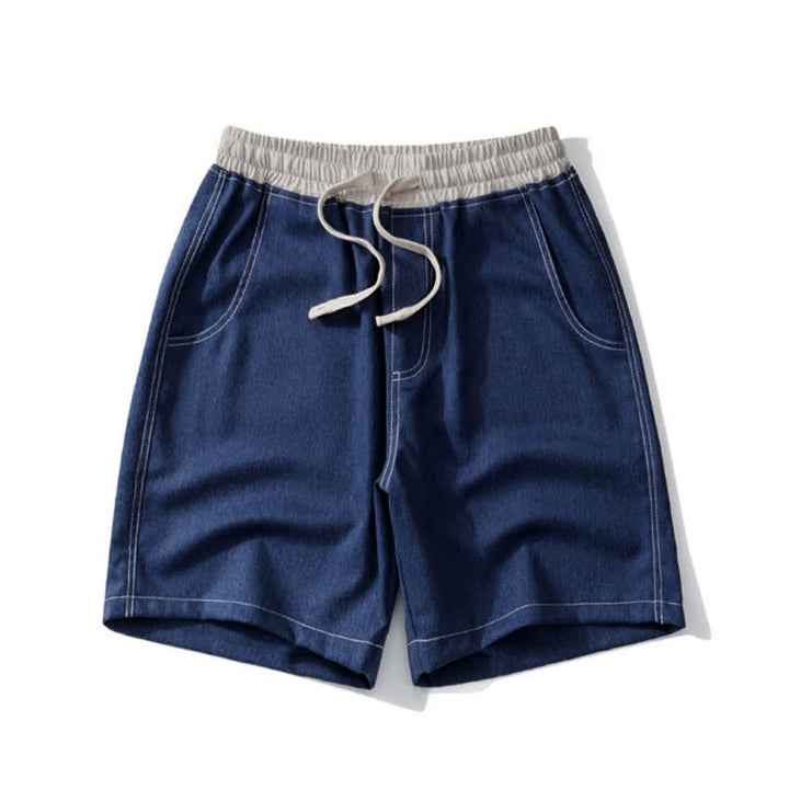 Pantalones cortos deportivos casuales de verano para hombre Buddha Stones con cordón ajustable y bolsillo. - image 2