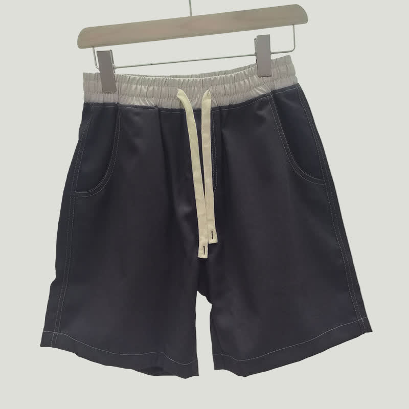 Pantalones cortos deportivos casuales de verano para hombre Buddha Stones con cordón ajustable y bolsillo. - Marina de guerra - US/UK/AU42, EU52 (3XL) - image 1